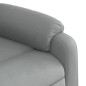 vidaXL Sillón reclinable de tela gris claro vidaXL Sillón reclinable de tela gris claro