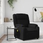 vidaXL Sillón de masaje reclinable cuero sintético negro vidaXL Sillón de masaje reclinable cuero sintético negro