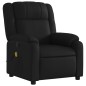 vidaXL Sillón de masaje reclinable cuero sintético negro vidaXL Sillón de masaje reclinable cuero sintético negro