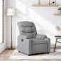 vidaXL Sillón reclinable de tela gris claro vidaXL Sillón reclinable de tela gris claro