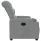 vidaXL Sillón reclinable de tela gris claro vidaXL Sillón reclinable de tela gris claro