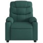 vidaXL Sillón reclinable de tela verde oscuro vidaXL Sillón reclinable de tela verde oscuro