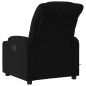 vidaXL Sillón reclinable de masaje de tela negro vidaXL Sillón reclinable de masaje de tela negro