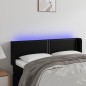 vidaXL Cabecero con LED cuero sintético negro 147x16x78/88 cm vidaXL Cabecero con LED cuero sintético negro 147x16x78/88 cm
