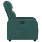 vidaXL Sillón reclinable de tela verde oscuro vidaXL Sillón reclinable de tela verde oscuro