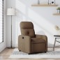 vidaXL Sillón reclinable de tela marrón vidaXL Sillón reclinable de tela marrón