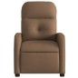 vidaXL Sillón reclinable de tela marrón vidaXL Sillón reclinable de tela marrón