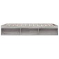 vidaXL Estructura de cama gris Sonoma 140x190 cm vidaXL Estructura de cama gris Sonoma 140x190 cm