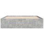 vidaXL Estructura de cama gris hormigón 140x190 cm vidaXL Estructura de cama gris hormigón 140x190 cm