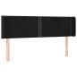 vidaXL Cabecero con LED de terciopelo negro 147x16x78/88 cm vidaXL Cabecero con LED de terciopelo negro 147x16x78/88 cm
