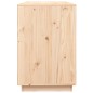 vidaXL Escritorio de madera maciza de pino 140x50x75 cm