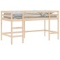 vidaXL Cama alta de niños escalera madera maciza pino 80x200 cm vidaXL Cama alta de niños escalera madera maciza pino 80x200 cm