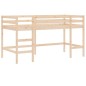 vidaXL Cama alta de niños escalera madera maciza pino 80x200 cm vidaXL Cama alta de niños escalera madera maciza pino 80x200 cm