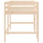 vidaXL Cama alta de niños escalera madera maciza pino 80x200 cm vidaXL Cama alta de niños escalera madera maciza pino 80x200 cm