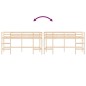 vidaXL Cama alta de niños escalera madera maciza pino 80x200 cm vidaXL Cama alta de niños escalera madera maciza pino 80x200 cm