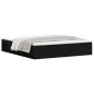 vidaXL Estructura de cama negro 180x200 cm