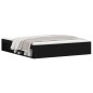 vidaXL Estructura de cama negro 180x200 cm