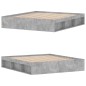 vidaXL Estructura de cama gris hormigón 180x200 cm vidaXL Estructura de cama gris hormigón 180x200 cm