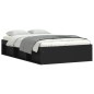 vidaXL Estructura de cama negro 120x190 cm vidaXL Estructura de cama negro 120x190 cm