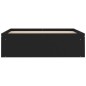 vidaXL Estructura de cama negro 120x190 cm vidaXL Estructura de cama negro 120x190 cm