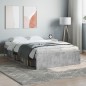 vidaXL Estructura de cama gris hormigón 120x190 cm vidaXL Estructura de cama gris hormigón 120x190 cm