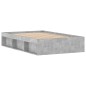 vidaXL Estructura de cama gris hormigón 120x190 cm vidaXL Estructura de cama gris hormigón 120x190 cm