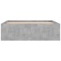 vidaXL Estructura de cama gris hormigón 120x190 cm vidaXL Estructura de cama gris hormigón 120x190 cm