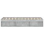 vidaXL Estructura de cama gris hormigón 120x190 cm vidaXL Estructura de cama gris hormigón 120x190 cm