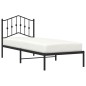 vidaXL Estructura de cama con cabecero metal negro 80x200 cm vidaXL Estructura de cama con cabecero metal negro 80x200 cm