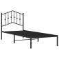 vidaXL Estructura de cama con cabecero metal negro 80x200 cm vidaXL Estructura de cama con cabecero metal negro 80x200 cm