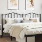 vidaXL Cabecero de metal negro 180 cm vidaXL Cabecero de metal negro 180 cm