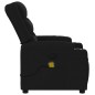 vidaXL Sillón reclinable de masaje de tela negro vidaXL Sillón reclinable de masaje de tela negro