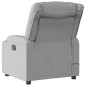 vidaXL Sillón reclinable de masaje de tela gris claro vidaXL Sillón reclinable de masaje de tela gris claro