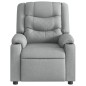 vidaXL Sillón reclinable de masaje de tela gris claro vidaXL Sillón reclinable de masaje de tela gris claro