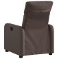 vidaXL Sillón reclinable de cuero sintético marrón vidaXL Sillón reclinable de cuero sintético marrón