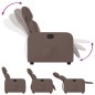 vidaXL Sillón reclinable de cuero sintético marrón vidaXL Sillón reclinable de cuero sintético marrón