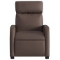 vidaXL Sillón reclinable de cuero sintético marrón vidaXL Sillón reclinable de cuero sintético marrón