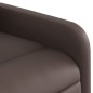 vidaXL Sillón reclinable de cuero sintético marrón vidaXL Sillón reclinable de cuero sintético marrón