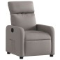 vidaXL Sillón reclinable de tela gris taupe vidaXL Sillón reclinable de tela gris taupe