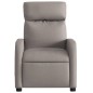 vidaXL Sillón reclinable de tela gris taupe vidaXL Sillón reclinable de tela gris taupe