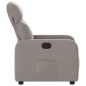 vidaXL Sillón reclinable de tela gris taupe vidaXL Sillón reclinable de tela gris taupe