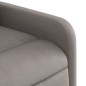vidaXL Sillón reclinable de tela gris taupe vidaXL Sillón reclinable de tela gris taupe