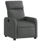 vidaXL Sillón reclinable de tela gris oscuro vidaXL Sillón reclinable de tela gris oscuro