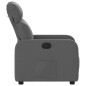 vidaXL Sillón reclinable de tela gris oscuro vidaXL Sillón reclinable de tela gris oscuro