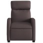 vidaXL Sillón reclinable de tela marrón oscuro vidaXL Sillón reclinable de tela marrón oscuro