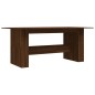 vidaXL Mesa de comedor madera de ingeniería marrón roble 180x90x76 cm vidaXL Mesa de comedor madera de ingeniería marrón roble 180x90x76 cm