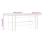 vidaXL Mesa de comedor madera de ingeniería marrón roble 180x90x76 cm vidaXL Mesa de comedor madera de ingeniería marrón roble 180x90x76 cm