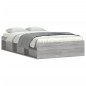 vidaXL Estructura de cama Sonoma gris 120x200 cm