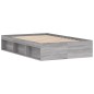 vidaXL Estructura de cama Sonoma gris 120x200 cm