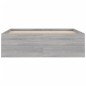 vidaXL Estructura de cama Sonoma gris 120x200 cm